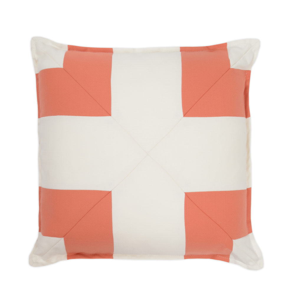 Four Square Geometric Throw Pillow