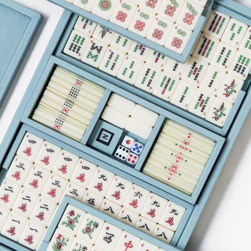 GioBagnara Mahjong game set, smoke